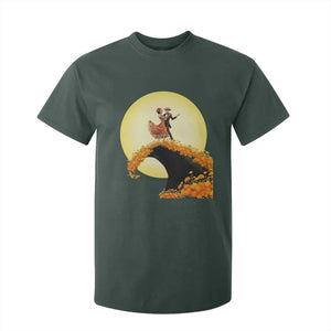 Dia De Los Muertos T Shirt For Kid Skeletons Dancing Mexican TS14 Dark Forest Green Print Your Wear