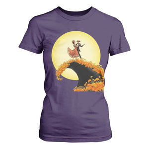 Dia De Los Muertos T Shirt For Women Skeletons Dancing Mexican TS14 Purple Print Your Wear