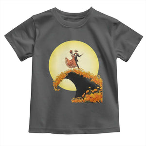 Dia De Los Muertos Toddler T Shirt Skeletons Dancing Mexican TS14 Dark Heather Print Your Wear