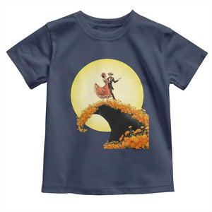 Dia De Los Muertos Toddler T Shirt Skeletons Dancing Mexican TS14 Navy Print Your Wear