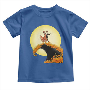 Dia De Los Muertos Toddler T Shirt Skeletons Dancing Mexican TS14 Royal Blue Print Your Wear