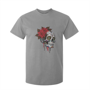 Sugar Skull Calavera Holiday Spirit Mistletoe T Shirt For Kid TS14 Sport Gray Print Your Wear