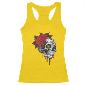 Sugar Skull Calavera Holiday Spirit Mistletoe Racerback Tank Top TS14 Daisy Print Your Wear