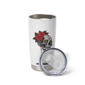 Sugar Skull Calavera Holiday Spirit Mistletoe Tumbler Cup TS14 Print Your Wear