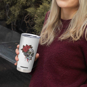 Sugar Skull Calavera Holiday Spirit Mistletoe Tumbler Cup TS14 Print Your Wear