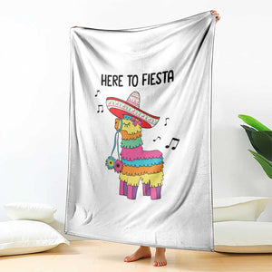 Funny Pinata Mexican Throw Blanket Here To Fiesta TS14 Print Your Wear