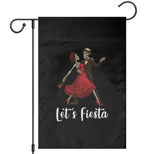 Skeleton Mexican Christmas Garden Flag Let us Fiesta TS14 Black Print Your Wear