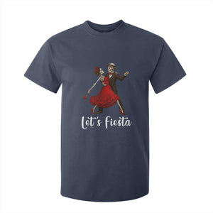 Skeleton Mexican Christmas T Shirt For Kid Let us Fiesta TS14 Navy Print Your Wear