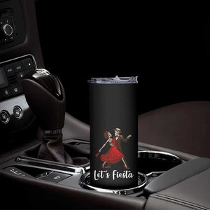 Skeleton Mexican Christmas Skinny Tumbler Let us Fiesta TS14 Print Your Wear