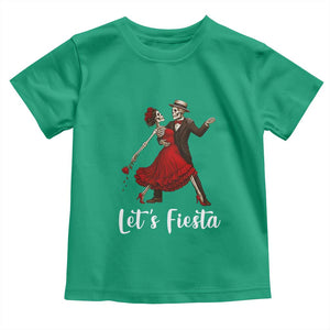 Skeleton Mexican Christmas Toddler T Shirt Let us Fiesta TS14 Irish Green Print Your Wear