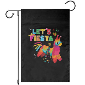 Funny Pinata Mexican Garden Flag Let Us Fiesta TS14 Black Print Your Wear