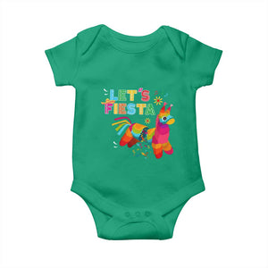 Funny Pinata Mexican Baby Onesie Let Us Fiesta TS14 Irish Green Print Your Wear