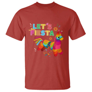 Funny Pinata Mexican T Shirt Let Us Fiesta TS14 Red Print Your Wear