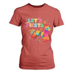 Funny Pinata Mexican T Shirt For Women Let Us Fiesta TS14 Red Print Your Wear