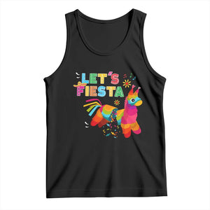 Funny Pinata Mexican Tank Top Let Us Fiesta TS14 Black Print Your Wear