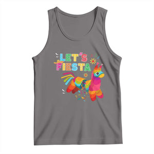 Funny Pinata Mexican Tank Top Let Us Fiesta TS14 Deep Heather Print Your Wear
