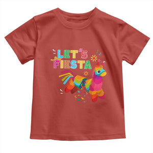 Funny Pinata Mexican Toddler T Shirt Let Us Fiesta TS14 Red Print Your Wear