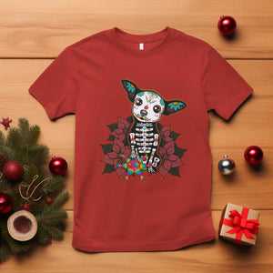 Calavera Chihuahua T Shirt Pinata Dia De Los Muertos Mexican TS14 Red Print Your Wear