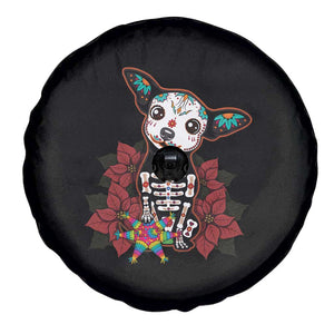 Calavera Chihuahua Spare Tire Cover Pinata Dia De Los Muertos Mexican TS14 Print Your Wear