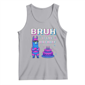 Funny Pinata Mexican Tank Top Bruh It Is My Birthday TS14 Athletic Heather Print Your Wear