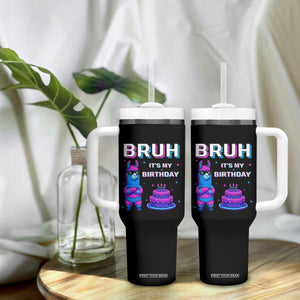 Funny Pinata Mexican Tumbler With Handle Bruh It Is My Birthday TS14 Print Your Wear