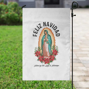 Virgin Mary Feliz Navidad Garden Flag Our Lady Virgen De Guadalupe TS14 Print Your Wear