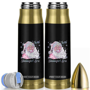 Pink Santa Christmas Bullet Tumbler Bubble Gum Peace Sign TS14 Black Print Your Wear
