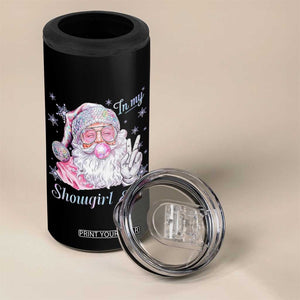 Pink Santa Christmas 4 in 1 Can Cooler Tumbler Bubble Gum Peace Sign TS14 Print Your Wear