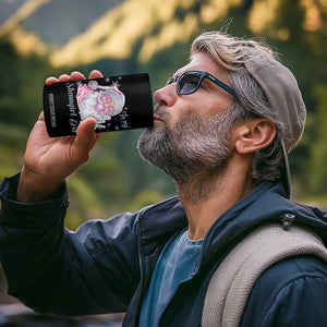 Pink Santa Christmas 4 in 1 Can Cooler Tumbler Bubble Gum Peace Sign TS14 Print Your Wear