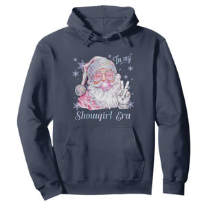 Pink Santa Christmas Hoodie Bubble Gum Peace Sign TS14 Navy Print Your Wear