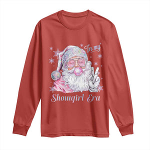 Pink Santa Christmas Long Sleeve Shirt Bubble Gum Peace Sign TS14 Red Print Your Wear