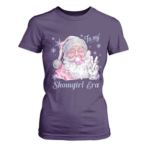 Pink Santa Christmas T Shirt For Women Bubble Gum Peace Sign TS14 Purple Print Your Wear