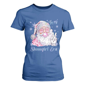 Pink Santa Christmas T Shirt For Women Bubble Gum Peace Sign TS14 Royal Blue Print Your Wear