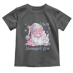 Pink Santa Christmas Toddler T Shirt Bubble Gum Peace Sign TS14 Dark Heather Print Your Wear