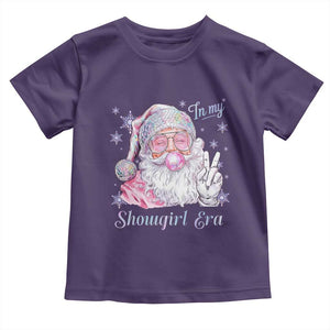 Pink Santa Christmas Toddler T Shirt Bubble Gum Peace Sign TS14 Purple Print Your Wear