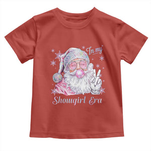Pink Santa Christmas Toddler T Shirt Bubble Gum Peace Sign TS14 Red Print Your Wear