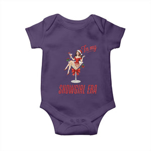 Santa Girls Christmas Baby Onesie In My Costume Era TS14 Purple Print Your Wear
