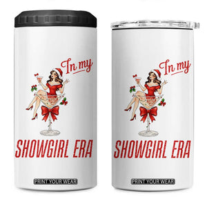 Santa Girls Christmas 4 in 1 Can Cooler Tumbler In My Costume Era TS14 One Size: 16 oz White Print Your Wear