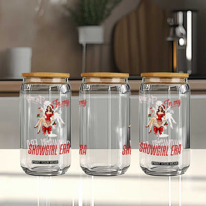 Santa Girls Christmas Glass Can In My Costume Era TS14 Print Your Wear