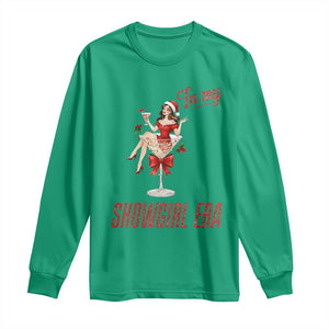 Santa Girls Christmas Long Sleeve Shirt In My Costume Era TS14 Irish Green Print Your Wear