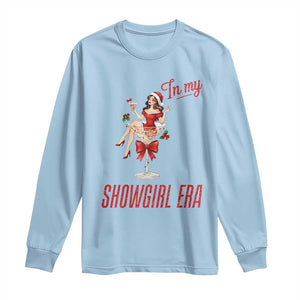 Santa Girls Christmas Long Sleeve Shirt In My Costume Era TS14 Light Blue Print Your Wear