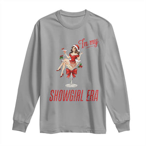 Santa Girls Christmas Long Sleeve Shirt In My Costume Era TS14 Sport Gray Print Your Wear