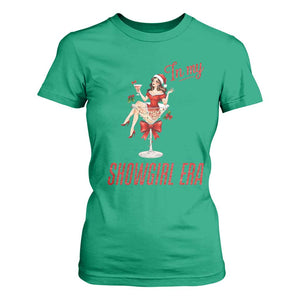 Santa Girls Christmas T Shirt For Women In My Costume Era TS14 Irish Green Print Your Wear