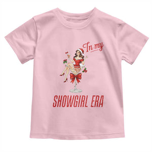 Santa Girls Christmas Toddler T Shirt In My Costume Era TS14 Light Pink Print Your Wear