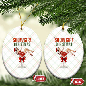 Santa Girls Christmas Ceramic Ornament TS14 Print Your Wear