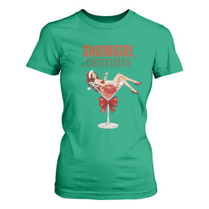 Santa Girls Christmas T Shirt For Women TS14 Irish Green Print Your Wear