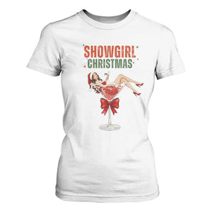 Santa Girls Christmas T Shirt For Women TS14 White Print Your Wear