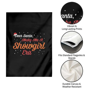 Santa Girls Christmas Garden Flag Funny Trendy Quote TS14 Print Your Wear