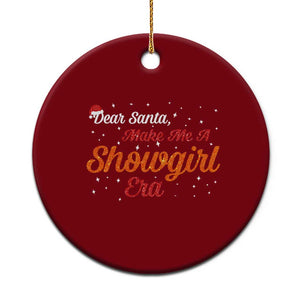 Santa Girls Christmas Ceramic Ornament Funny Trendy Quote TS14 1pc Red Print Your Wear