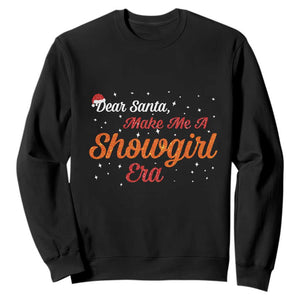 Santa Girls Christmas Sweatshirt Funny Trendy Quote TS14 Black Print Your Wear